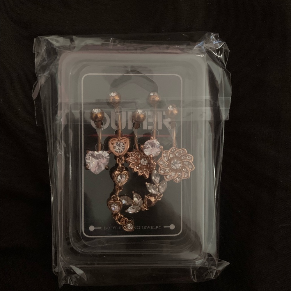 Oufer belly button rings (5 pack)